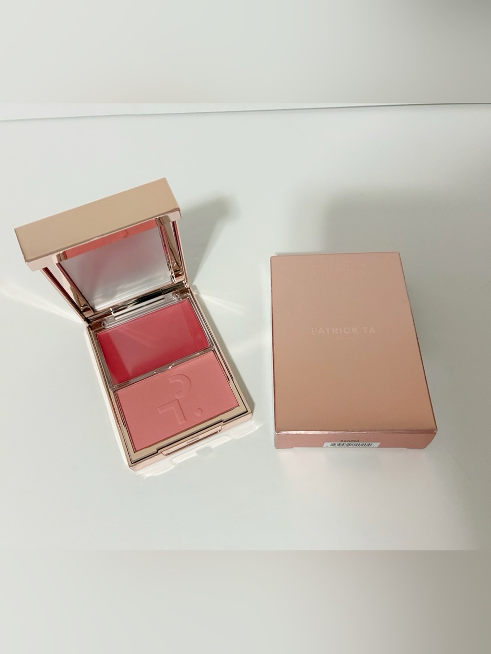 🌸 Patrick Ta Double Take Creme Powder Blush Duo She's That Girl
